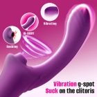Sucking G Spot Vibrator Purple szívós, rezgős G-pont vibrátor