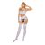 Softline Bodystocking 2074 white fehér két részes szett