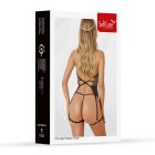 Softline Set top and thong 11025 black L fekete  szett