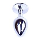 Jewellery Silver PLUG- Light Blue fém popsidugó