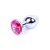 Jewellery Silver PLUG- Pink 