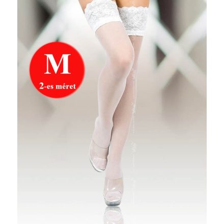 Softline 5508 fehér combfix nylon 2-es méret M