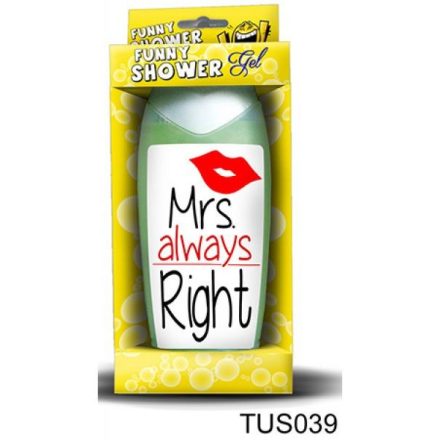 Vicces Tusfürdő Mrs Always Right TUS039