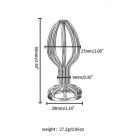 Stainless Anal Plug (S)