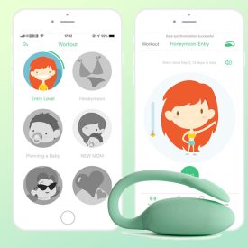   Elity - Anura - szenzoros hüvelyizom erősítő tojás applikációval (mentazöld)