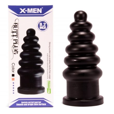 X-MEN - 9.2" Butt Plug (fekete)