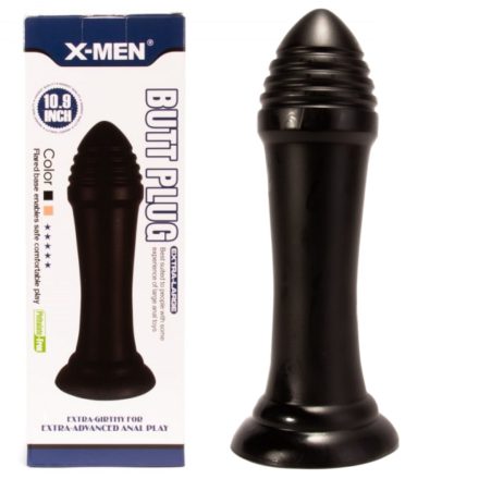 X-MEN - 10.9" Butt Plug (fekete)