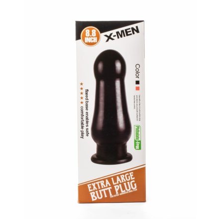X-Men 8.8" Extra Large Butt Plug Black análdugó XL