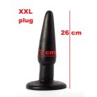 X-Men 10" Extra Girthy Butt Plug Black I EXTRA MÉRET  XL