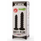 X-Men 9.45" Butt Plug Silicone Black M análdugó