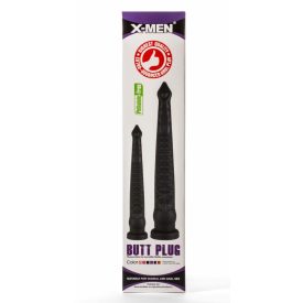 X-Men 12.6" Butt Plug PVC Black polipkar dildo 