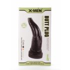 X-Men 11.2" Extra Large Butt Plug Black dildo
