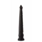 X-Men 23.23" Butt Plug Silicone Black extra nagy polipkar  dildo, anál tágító
