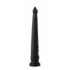 X-Men 23.23" Butt Plug Silicone Black extra nagy polipkar  dildo, anál tágító