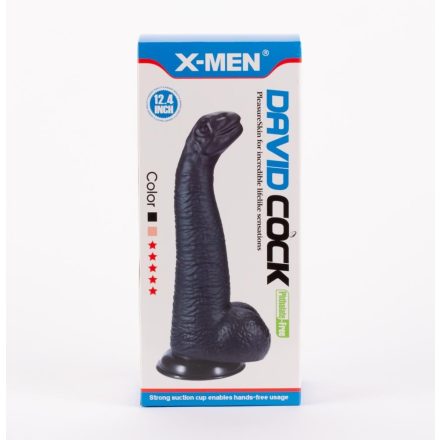  X-MEN David's 12.4" Cock Black I dildo