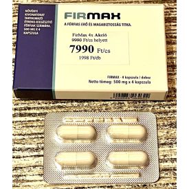 FIRMAX - 4db kapszula - alkalmi potencianövelő férfiaknak