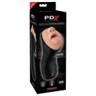  Deep Throat Vibrating Stroker Light/Black mélytorok maszturbátor