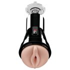 PDX Cock Compressor Vibrating Stroker akkus rezgő nyomó érintésmentes maszturbátor