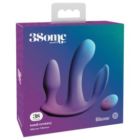 3Some total ecstasy - akkus, rádiós tripla vibrátor 