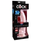 10" Triple Density Fat Cock with Balls Light dildo