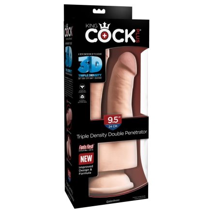 9.5" Triple Density Double Penetrator Light (dupla dildo)
