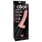 6.5" Thrusting Cock with Balls - Triple Threat Light lökő vibrátor