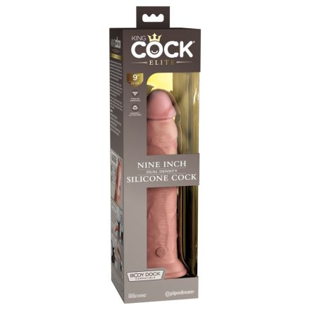9" Dual Density Silicone Cock Light realisztikus dildo