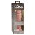 8" Dual Density Vibrating Silicone Cock Light tölthető, realisztikus vibrátor