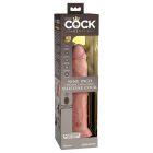 9" Dual Density Vibrating Silicone Cock with Remote Light realisztikus vibrátor