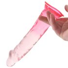 Pipedream King Cock Clear dildo 8" Pink