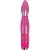 Starlight gems 20cm zselés csillogó vibrátor (pink)