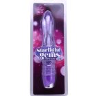 Starlight gems 20 cm zselés csillogó vibrátor (lila)