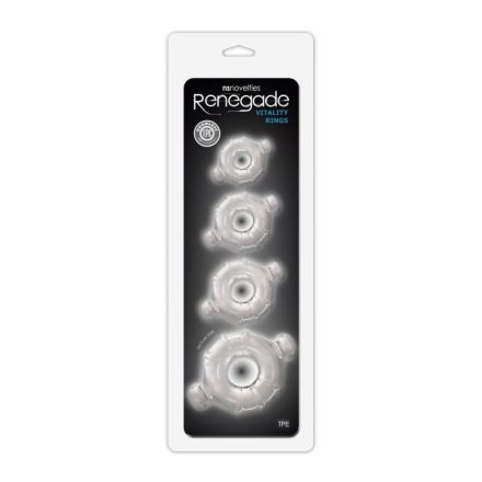 Renegade - Vitality 4 részes péniszgyűrű szett