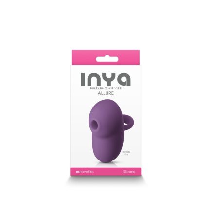  NSNovelties INYA - Allure - Dark Purple léghullámos csiklóizgató