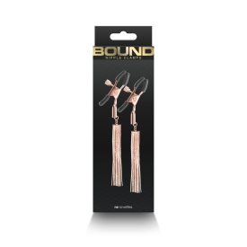 Bound - Nipple Clamps - D2 - Rose Gold mellbimbó csipesz