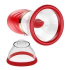 Adoramar Magic Tongue Pleasure - RED (two cups) szívó, nyaló csiklóvibrátor
