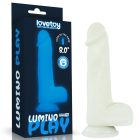 8.0'' Lumino Play Silicone Dildo sötétben világító műpénisz
