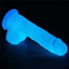 8.0'' Lumino Play Silicone Dildo sötétben világító műpénisz