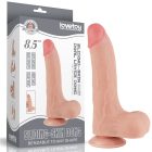 Lovetoy 8.5'' Sliding Skin Dual Layer Dong Flesh II