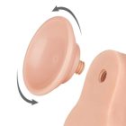 Lovetoy 8.5'' Sliding Skin Dual Layer Dong Flesh II