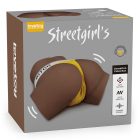 Streetgirl's Sensation Pulse (Brown) II rezgő, szívó akkumulátoros maszturbátor
