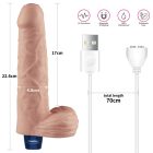 Lvtoy Real Softee 9" realisztikus herés aksis tölthető vibri
