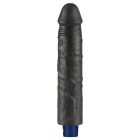 9.5" REAL SOFTEE Rechargeable Vibrating Dildo(Black) akkumulátoros vibrátor