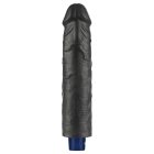 9.5" REAL SOFTEE Rechargeable Vibrating Dildo(Black) akkumulátoros vibrátor