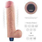 10.5" REAL SOFTEE Rechargeable Vibrating Dildo(Flesh) élethű, akkumulátoros vibrátor