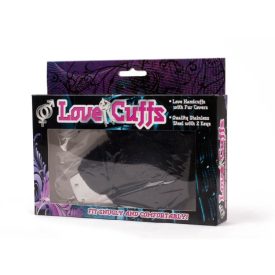 Love Cuffs - fekete plüss bilincs