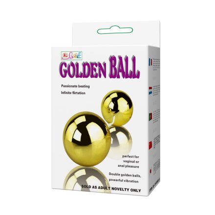 Golden Ball - aranyszínű vibrációs gésagolyó