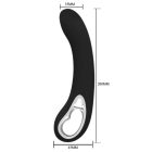 Pretty Love Alston G-pont vibrátor (fekete)