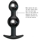 Pretty Love Heavy Balls Silicone Butt Plug S