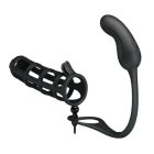 Pretty Love Hercules Penis Sheath II pénisz mandzsetta + prosztata vibrátor